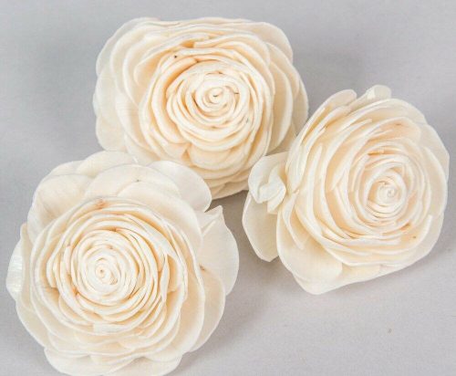 Ming beauty rózsa szárazvirág fej 6 cm 