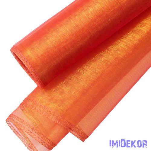 Organza szegett 40cm x 8,2m - Mandarin