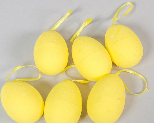 Hungarocell tojás akasztós 6 cm sárga