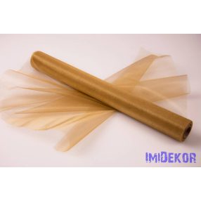 Snow Organza 47cm x 10m dekorációs anyag - Arany