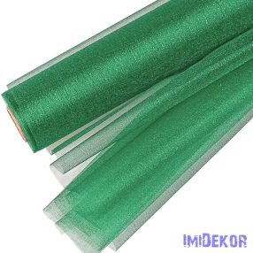 Snow organza 47cm x 10m - Sötétzöld