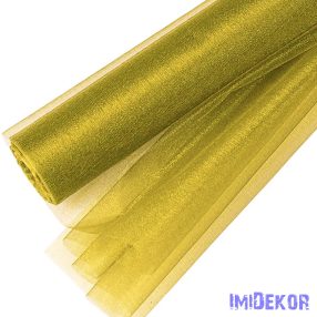 Snow organza 47cm x 10m - Mohazöld