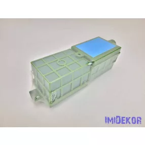   Tűzőhabos csokortartó nyél nélkül kicsi 16x9x7,5cm - Öntapadós