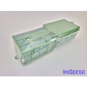 Nyeles tűzőhabos csokortartó közepes 30x12x8cm