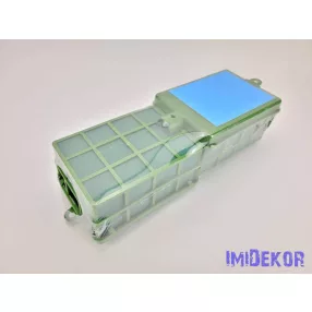   Tűzőhabos csokortartó nyél nélkül közepes 21x12x8cm - Öntapadós