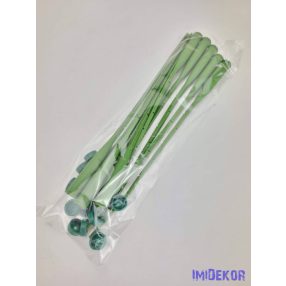 Fiola kupakkal zöld drótos 28cm 10db/cs