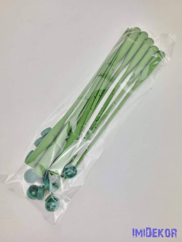 Fiola kupakkal zöld drótos 28cm 10db/cs