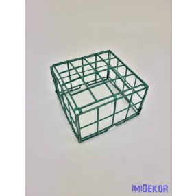 Műanyag kocka háló üresen 11x11cm