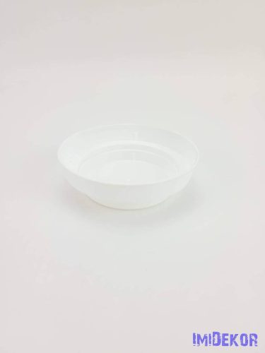 Kör műanyag tál szavanna D11/8cm - Fehér