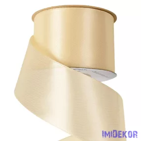 Szatén szalag 50 mm x 22.86 m - Ekrü