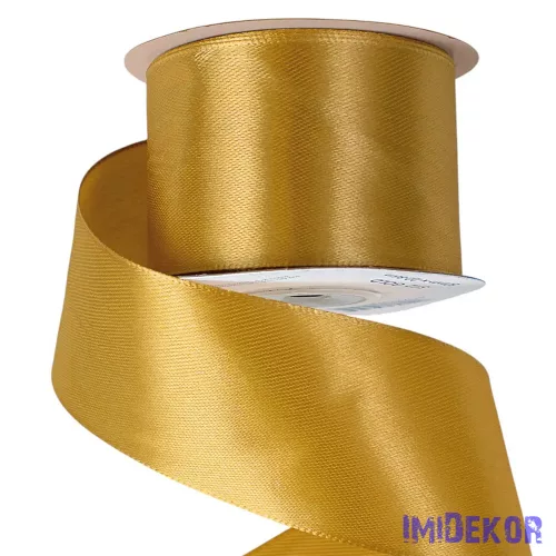 Szatén szalag 50 mm x 22.86 m - Arany