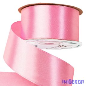 Szatén szalag 50 mm x 22.86 m - Rózsaszín
