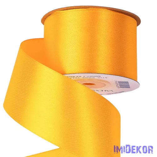 Szatén szalag 50 mm x 22.86 m - Sötét Citromsárga