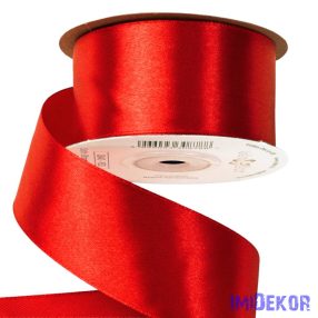 Szatén szalag 50 mm x 22.86 m - Piros