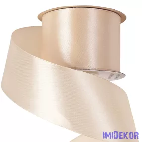 Szatén szalag 50 mm x 22.86 m - Pezsgő