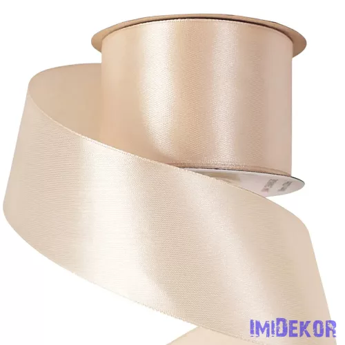Szatén szalag 50 mm x 22.86 m - Pezsgő