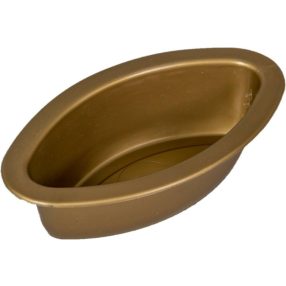 Műanyag kis hajó tál M5,5 x 20cm - Arany