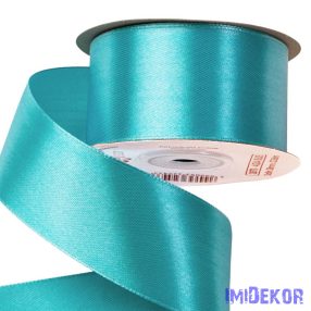Szatén szalag 50 mm x 22.86 m - Aqua kék