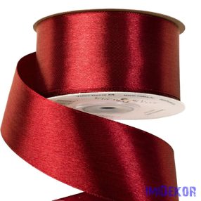 Szatén szalag 50 mm x 22.86 m - Bordó