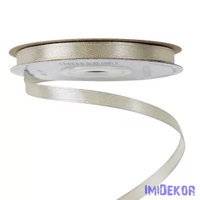 Szatén szalag 6 mm x 22.86 m - Szürke