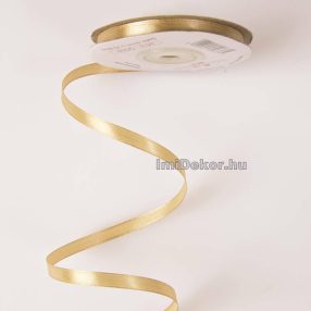 Szatén szalag 6 mm x 22.86 m - Arany