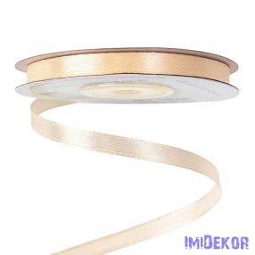 Szatén szalag 6 mm x 22.86 m - Krém