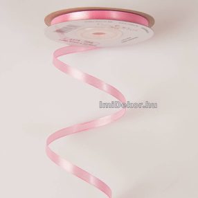 Szatén szalag 6 mm x 22.86 m - Rózsaszín