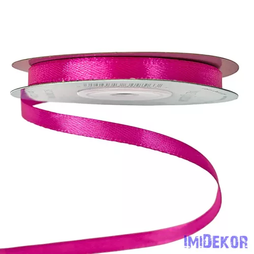 Szatén szalag 6 mm x 22.86 m - Sötét Rózsaszín
