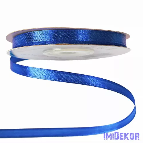 Szatén szalag 6 mm x 22.86 m - Királykék