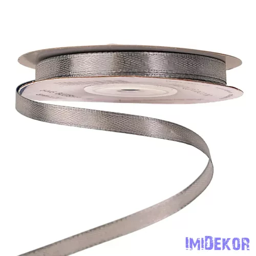 Szatén szalag 6 mm x 22.86 m - Kékes Ezüst