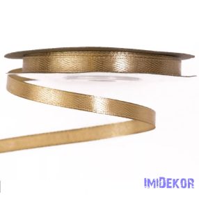 Szatén szalag 6 mm x 22.86 m - Aranybarna