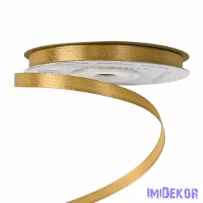 Szatén szalag 6 mm x 22.86 m - Aranybarna