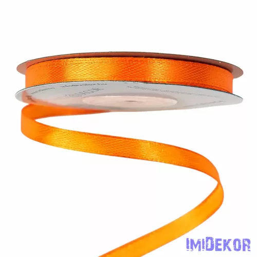 Szatén szalag 6 mm x 22.86 m - Sötét Narancssárga