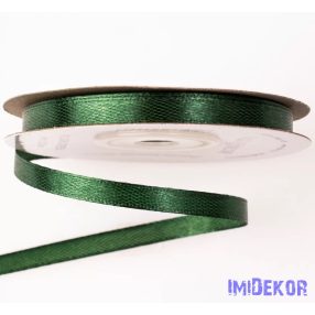 Szatén szalag 6 mm x 22.86 m - Sötétzöld