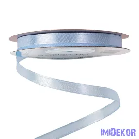 Szatén szalag 6 mm x 22.86 m - Világoskék