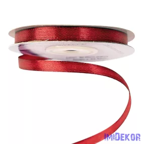 Szatén szalag 6 mm x 22.86 m - Bordó