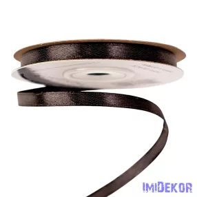 Szatén szalag 6 mm x 22.86 m - Fekete