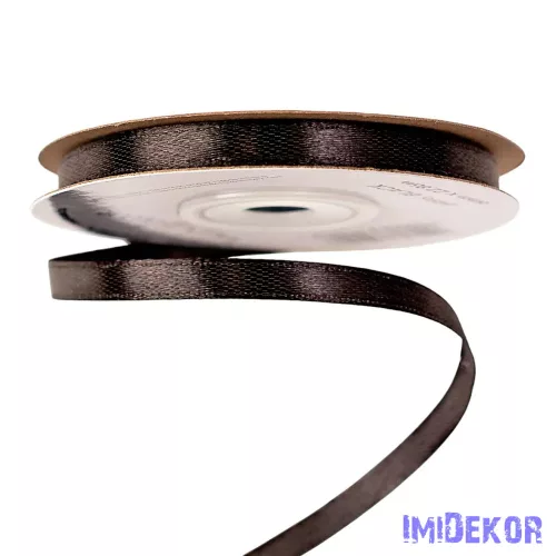 Szatén szalag 6 mm x 22.86 m - Fekete