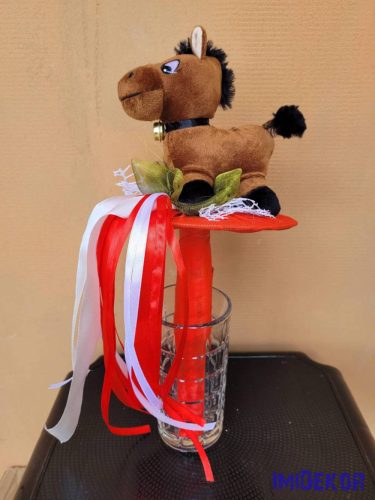 Ballagási csokor merev szár plüss figura 36cm - 13