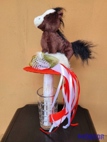 Ballagási csokor merev szár plüss figura 36cm - 39
