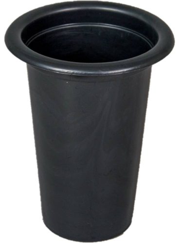 Sírváza betét műanyag M15 D12 cm - Fekete