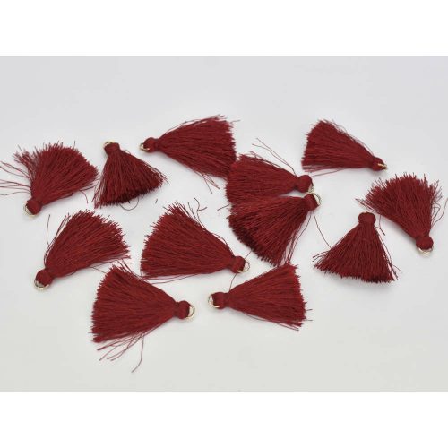 Textil bojt 4,5 cm - Piros
