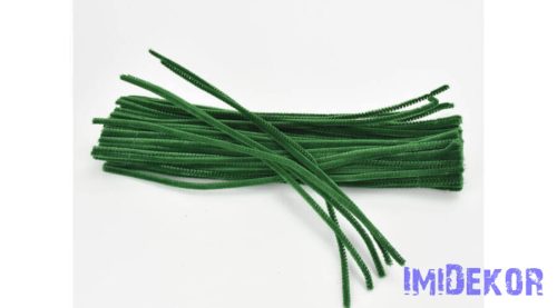 Zsenília drót 30 cm 100db/cs - Fenyő Zöld