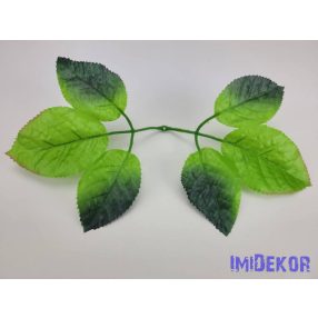 Rózsa levél 6 db levél/ág - Vegyes Zöld