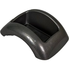 Műanyag domború tál szürke FOCUS M8,5x23x17cm