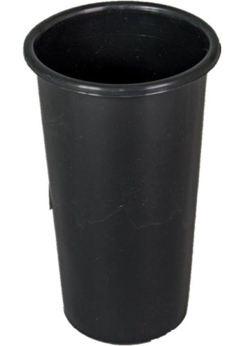 Sírváza betét műanyag M18,5cm D11cm - Fekete