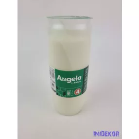 Angela olajmécses  4 napos 243 g 14 cm - Fehér