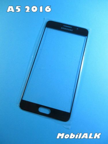 Samsung Galaxy A5 ( 2016 ) - 5,2" / A510 / gyári érintő panel kijelző üveg üveglap touch fekete