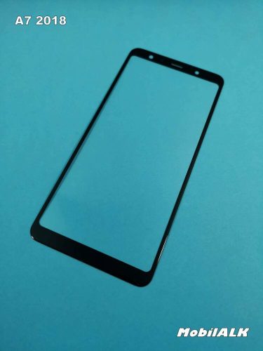 Samsung Galaxy A7 ( 2018 ) - 6" / A750 / gyári érintő panel kijelző üveg üveglap touch fekete