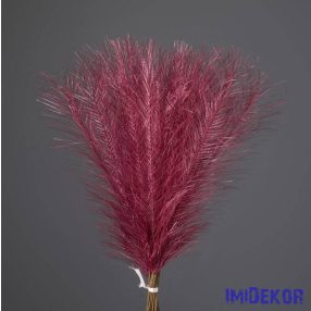 Metál pampafű 20 szálas köteg 45cm - Rose Red